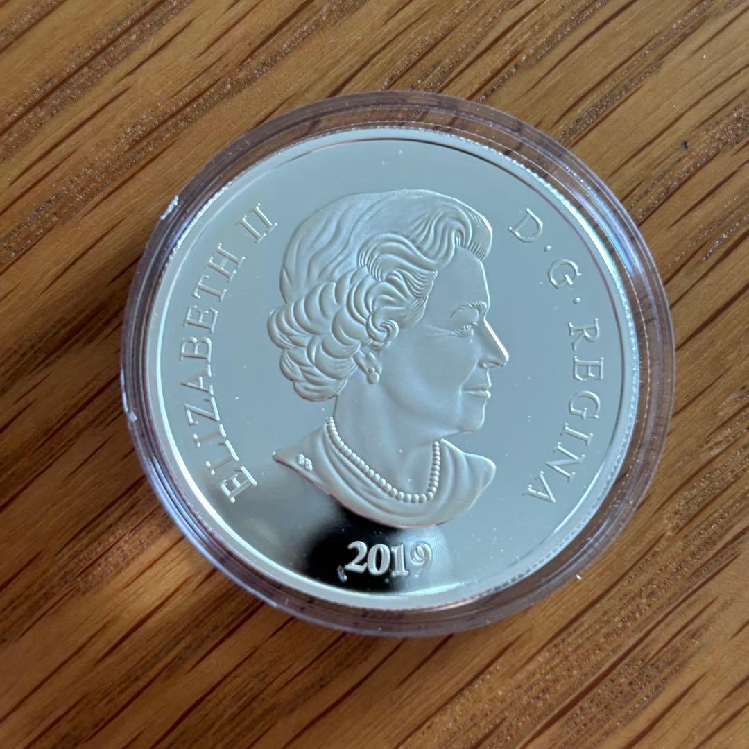 【カナダ銀貨】2019年カナダ 純銀ミスティカル・スノー・デイ・ 雪だるま