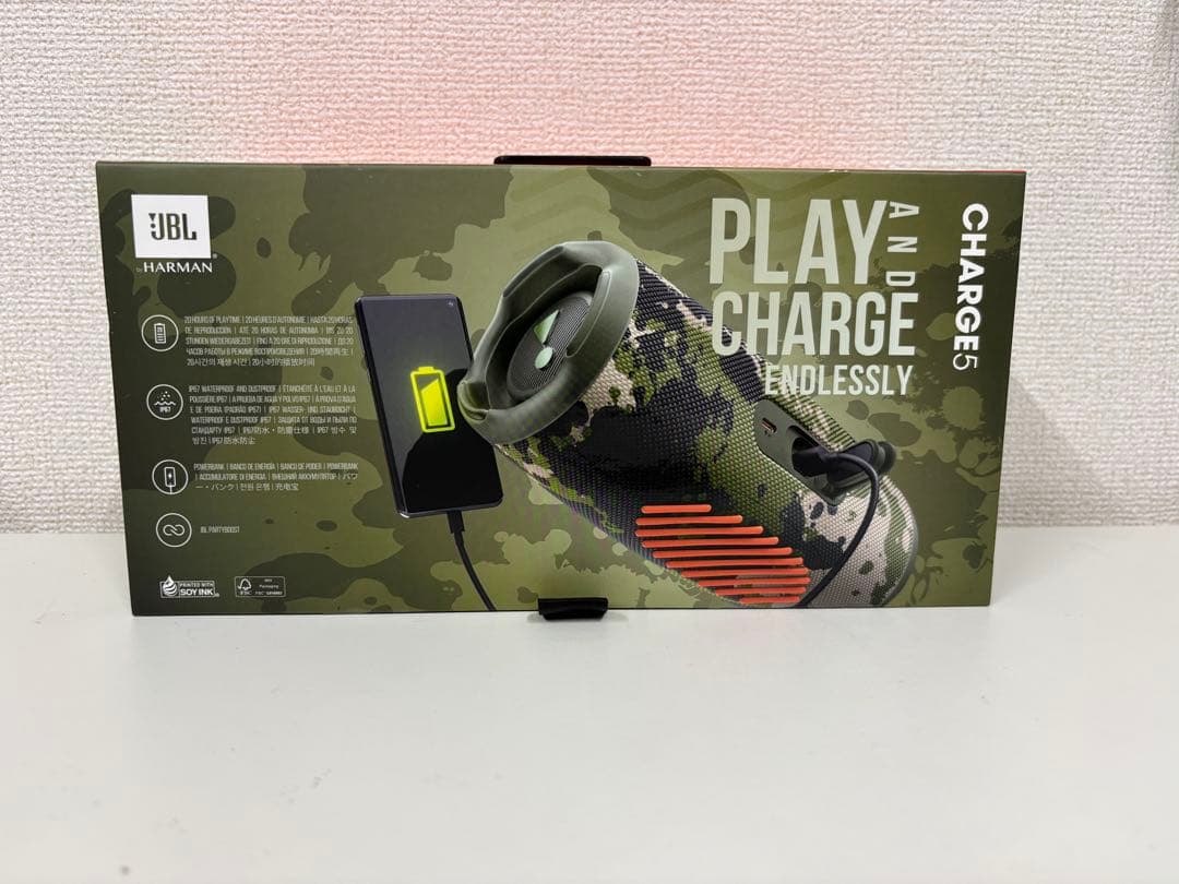新品未開封 JBL CHARGE5 Bluetoothスピーカー スクワッド