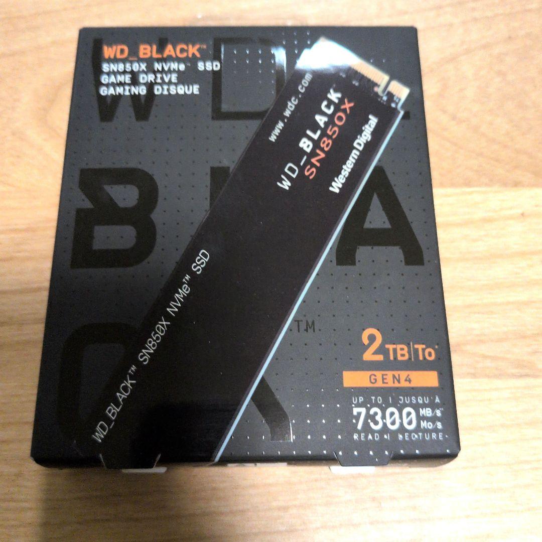 内蔵型SSD WD_BLACK SN850X 2TB NVMe SSD