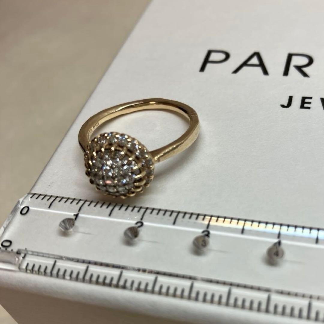 パーセルジュエリー ダイヤモンド ポンポネモザイク リング　12.5号