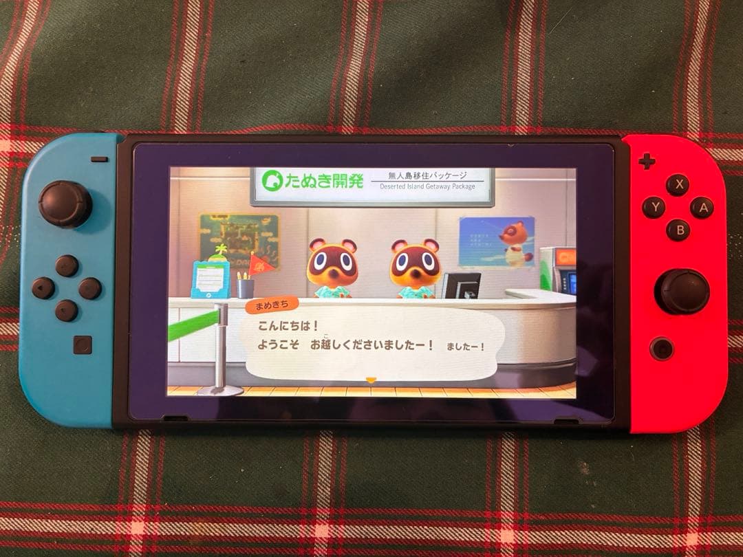【箱付】美品Nintendo Switch 本体 ネオンブルー/ネオンレッド