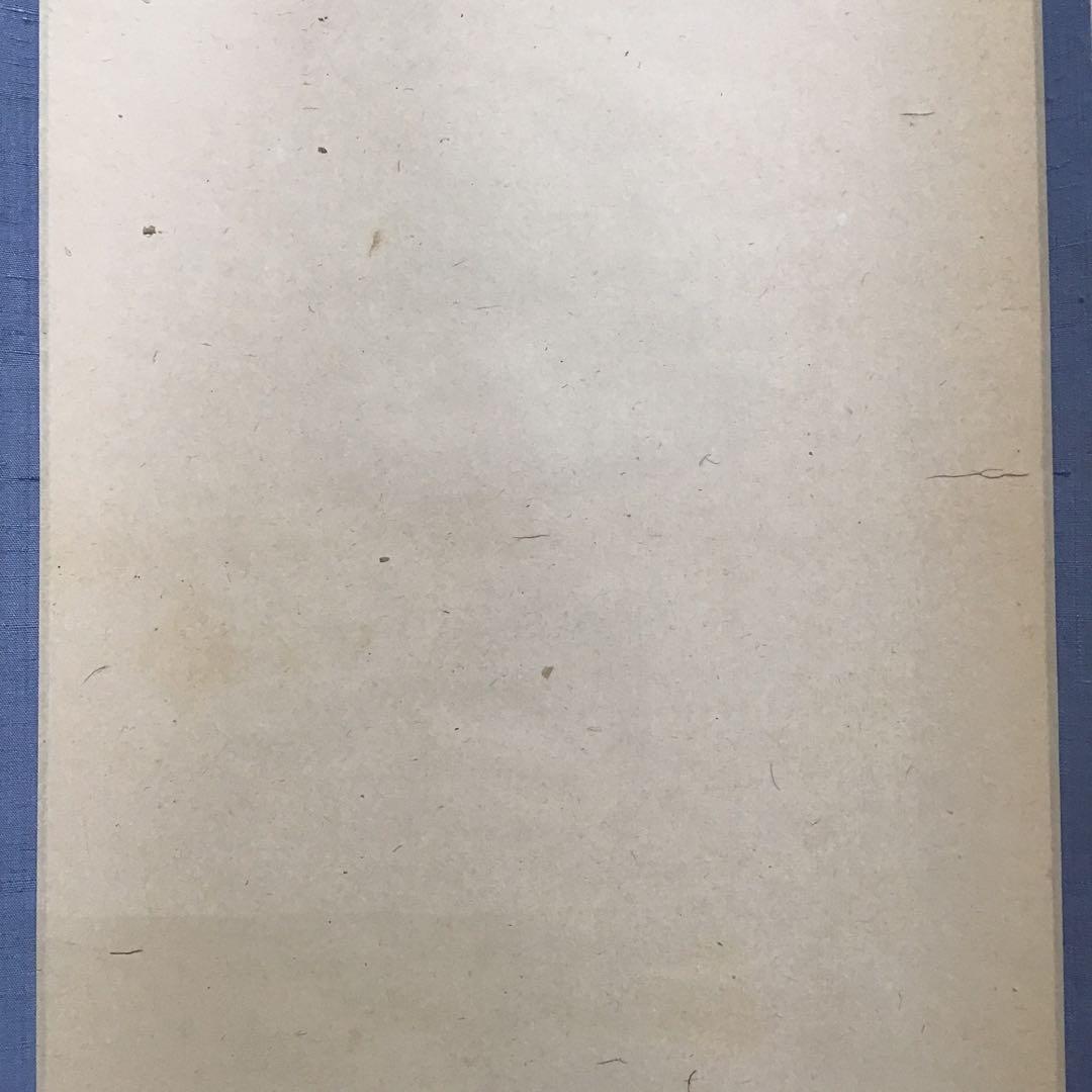 K茶道具　掛軸　蝙蝠の絵　松尾流家元宗吾(不染斎)作　共箱　紙箱　S1048KJ