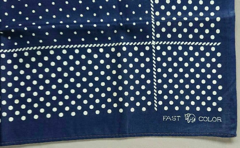 デッドストック ELEPHANT BRAND（下鼻） バンダナ
