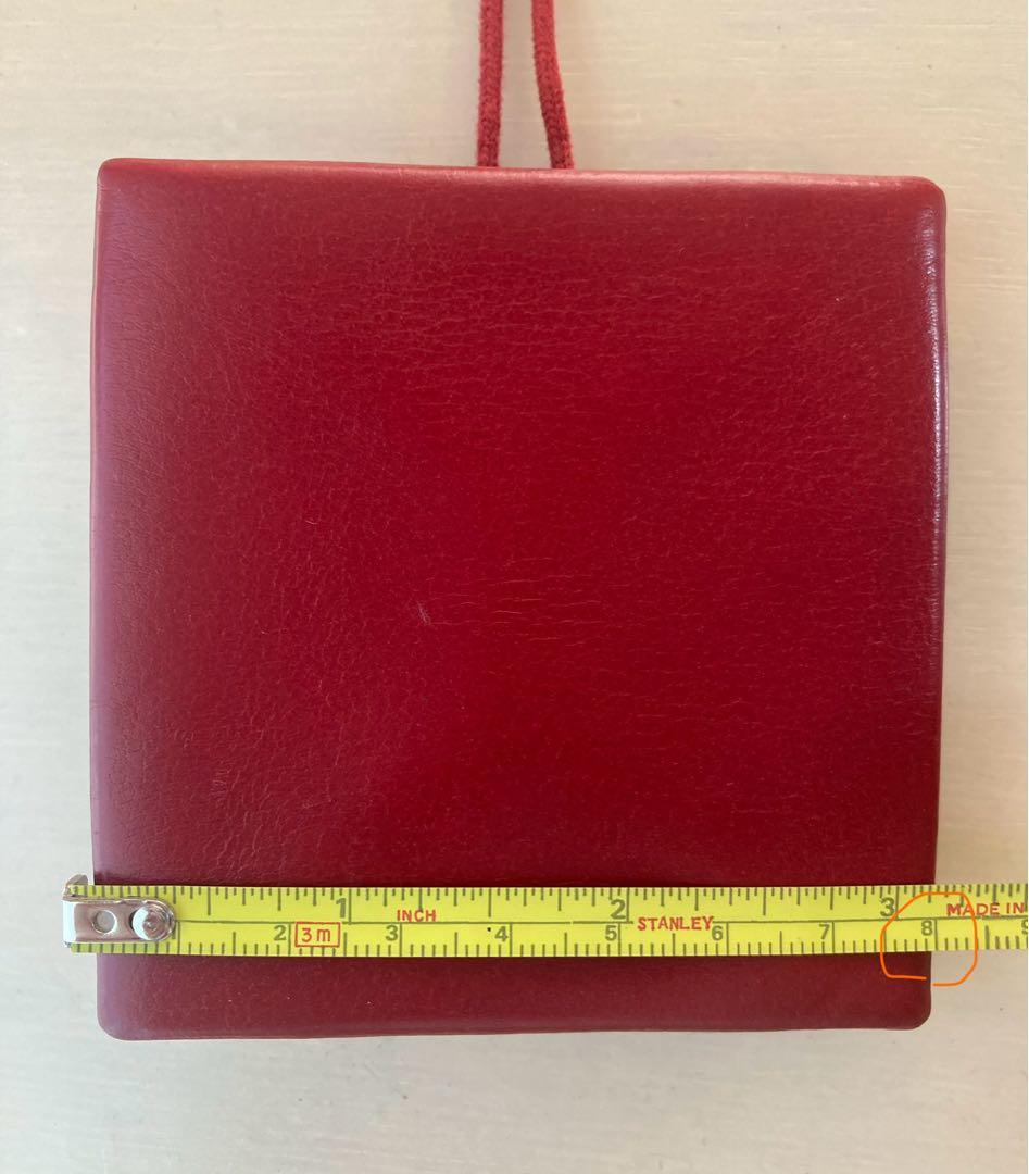 エルメス　ケース　ストラップ付き　ボルドー（レッド）HERMES