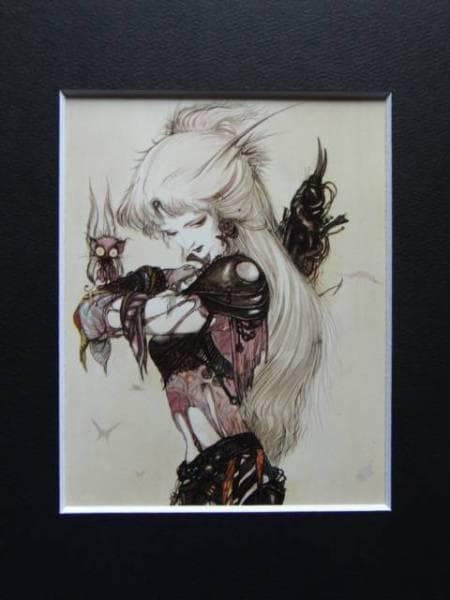 天野　喜孝、ファンタジー・ボックス、希少な画集より、新品額装付、状態良好