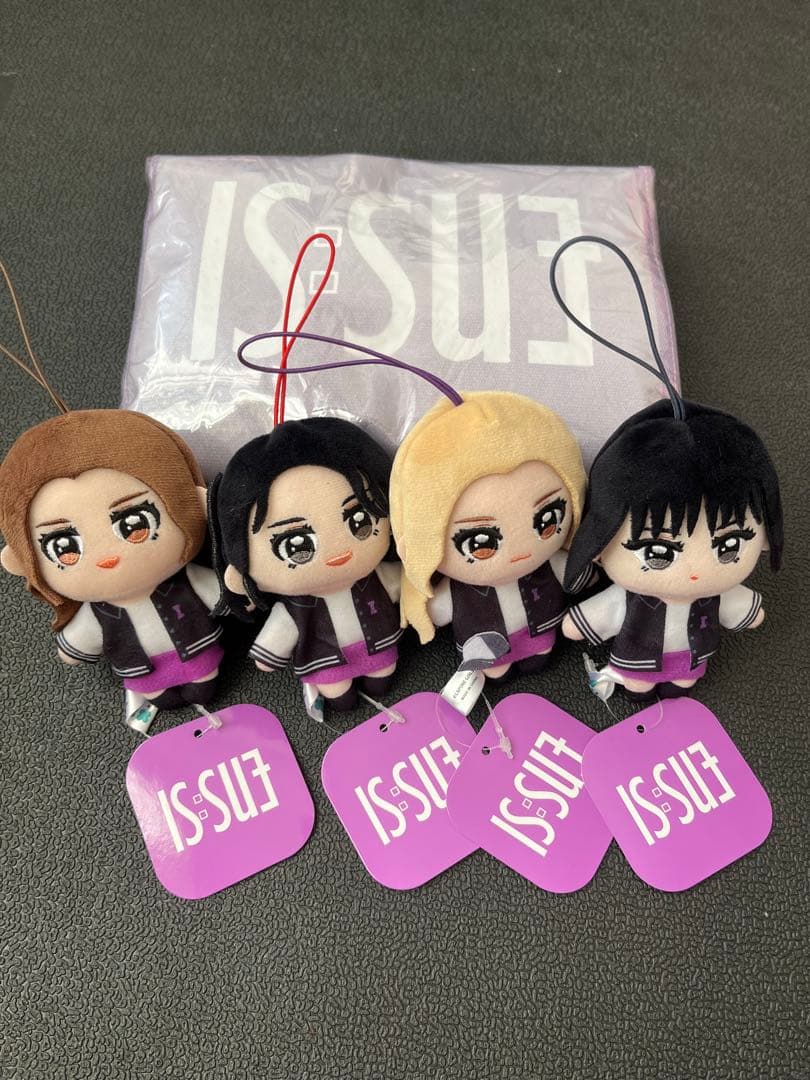 IS:SUE マスコットぬいぐるみ　トートバッグ　5点セット