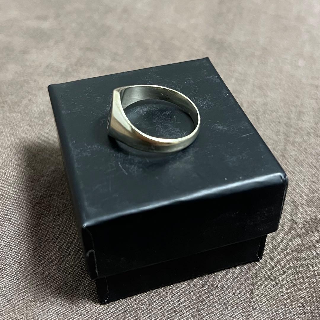 ERNEST W. BAKER シグネット リング シルバー925 ゴールド印台