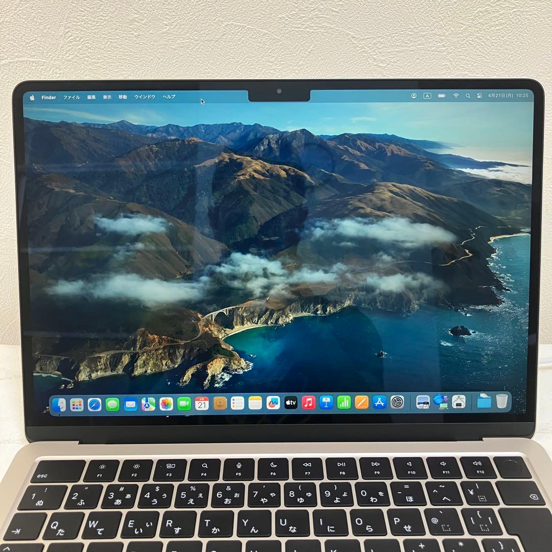 MacBook本体 Apple MacBook Air 2022 M2 8GB 256GB SSD