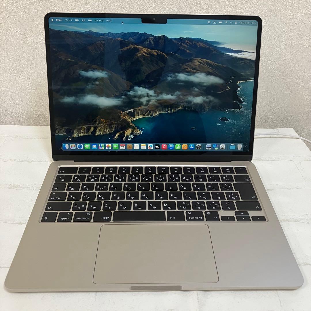 MacBook本体 Apple MacBook Air 2022 M2 8GB 256GB SSD