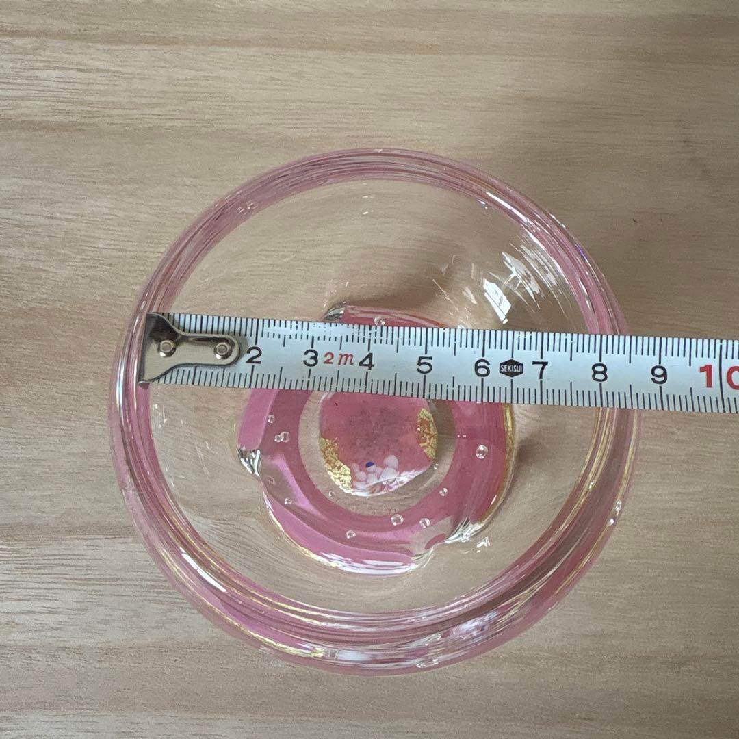 ガラス　黒木国昭　小鉢　ペーパーウェイト　花器