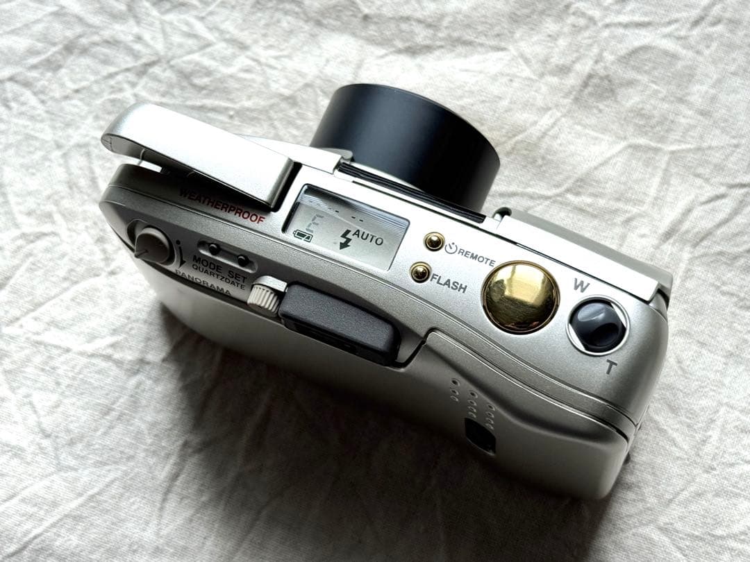 ⌘完動品！ リモコン、電池付き、作例あり！OLYMPUS μ ZOOM 105⌘