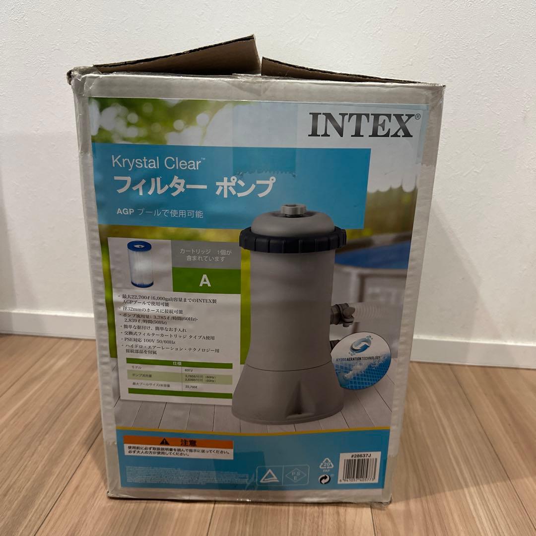 INTEX Krystal Clear フィルター・ポンプ Aタイプ