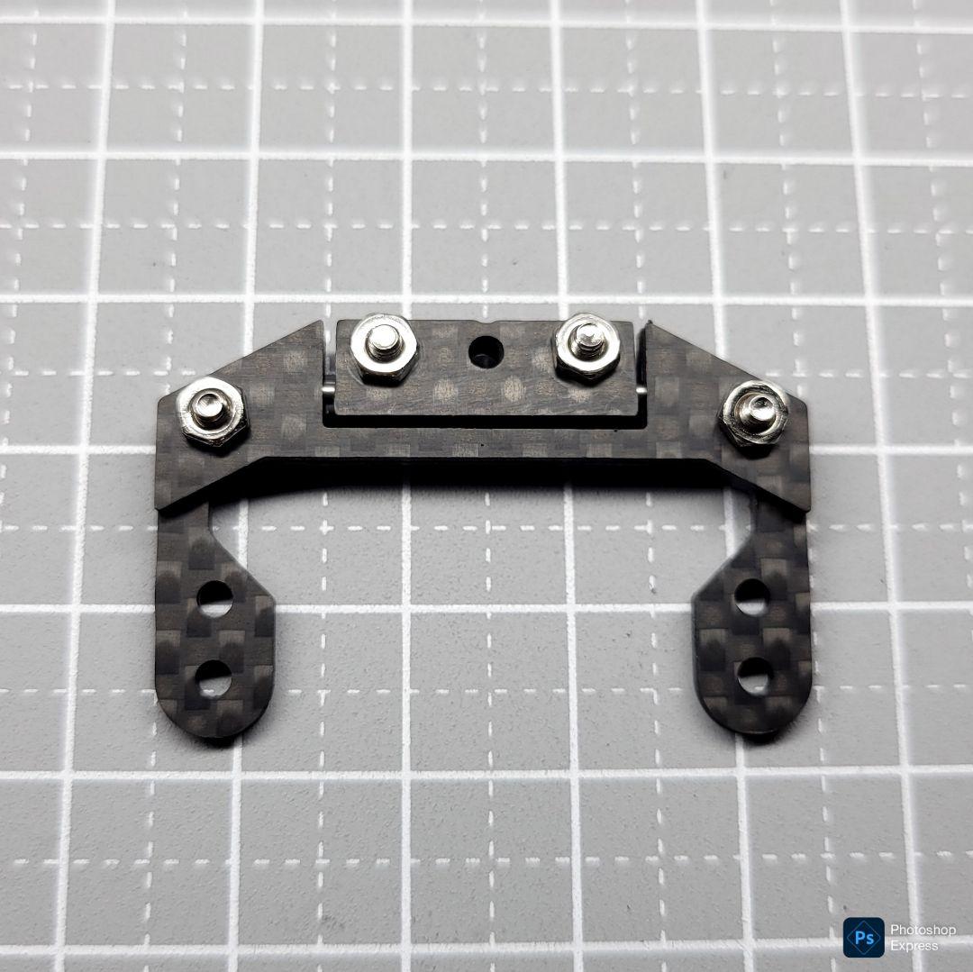 残り1個 CH-Fix【CNC加工】 フロント提灯用ヒンジ カーボンパーツセット