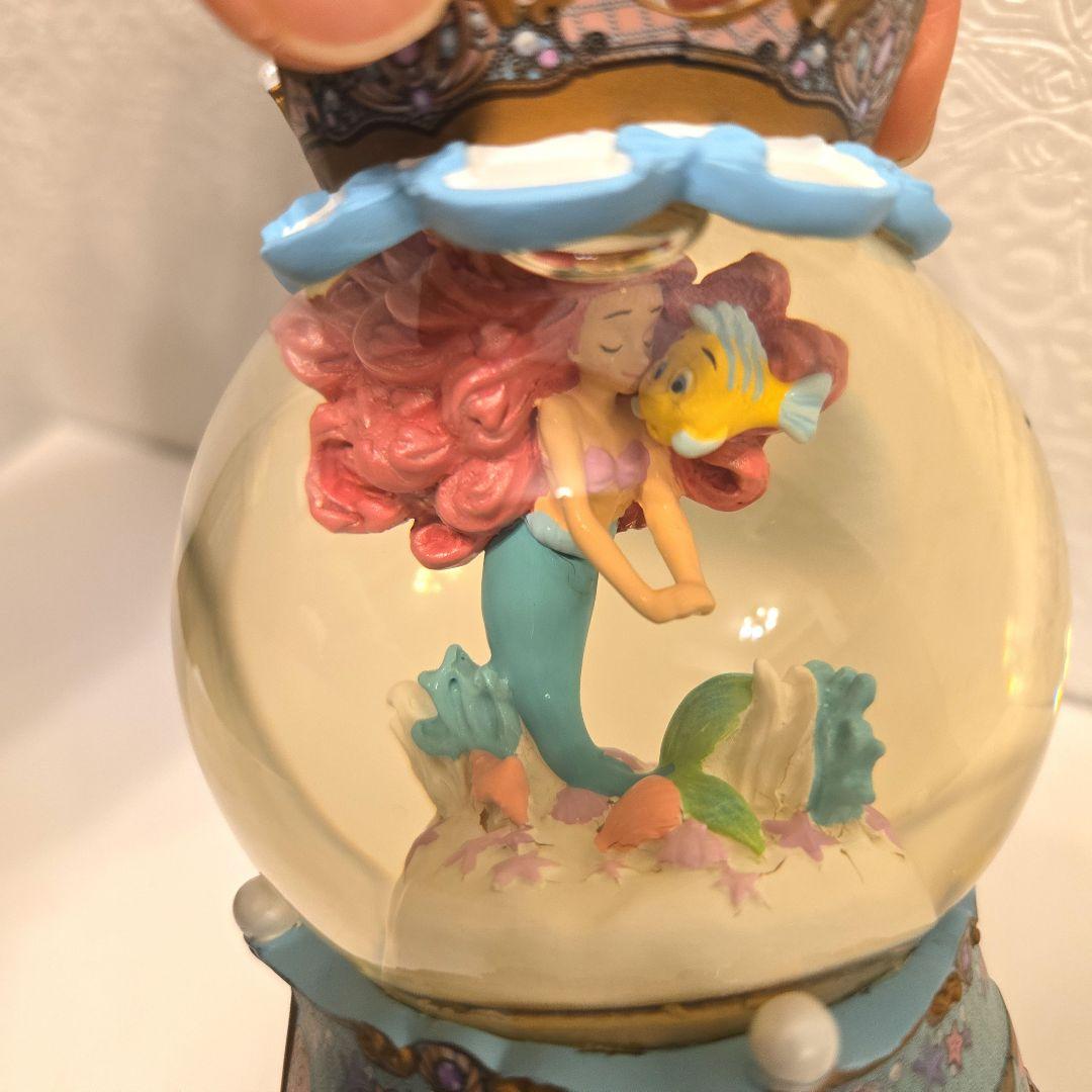 アリエル　ディズニーストア　アクセサリーケース　スノーグローブ　箱あり　レア