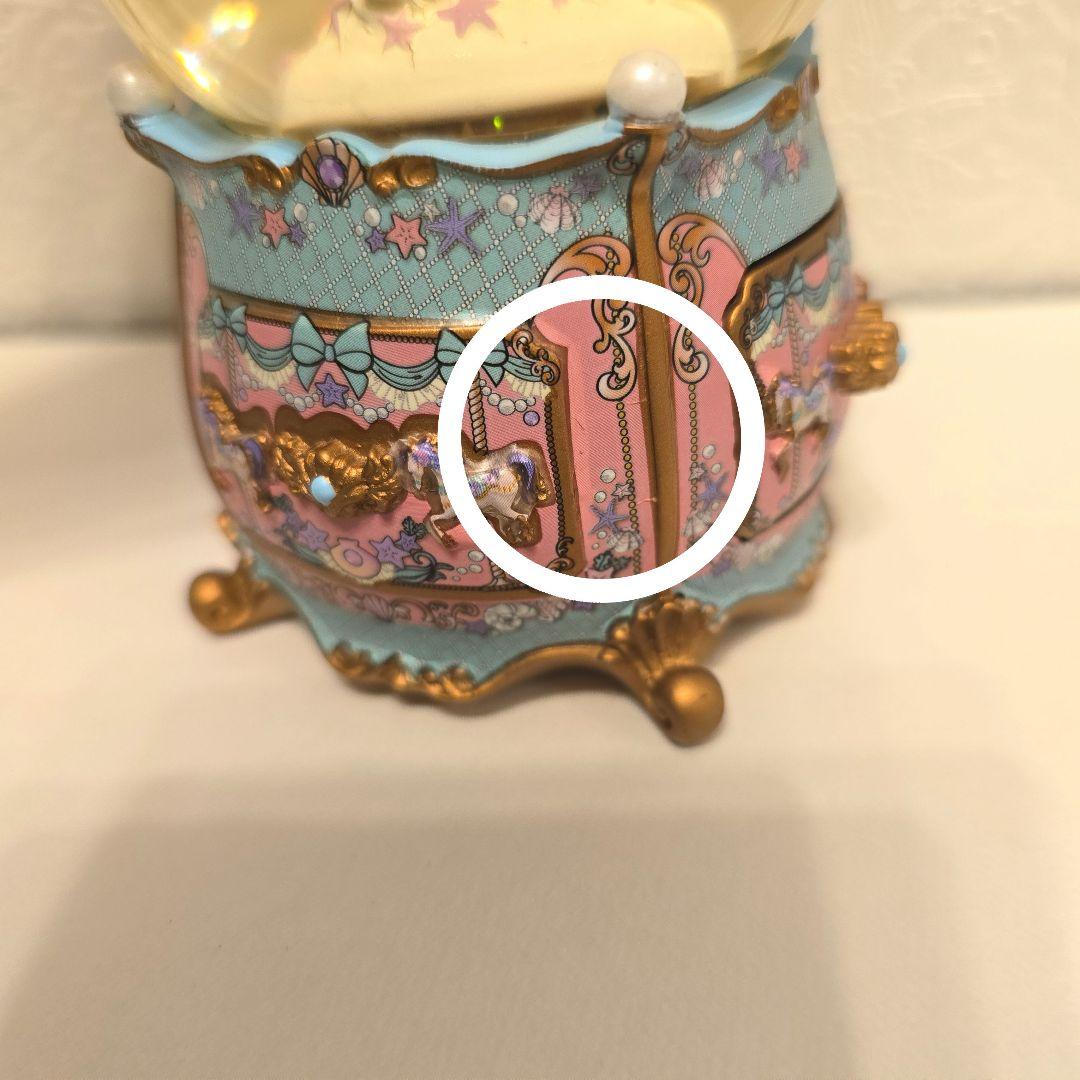 アリエル　ディズニーストア　アクセサリーケース　スノーグローブ　箱あり　レア