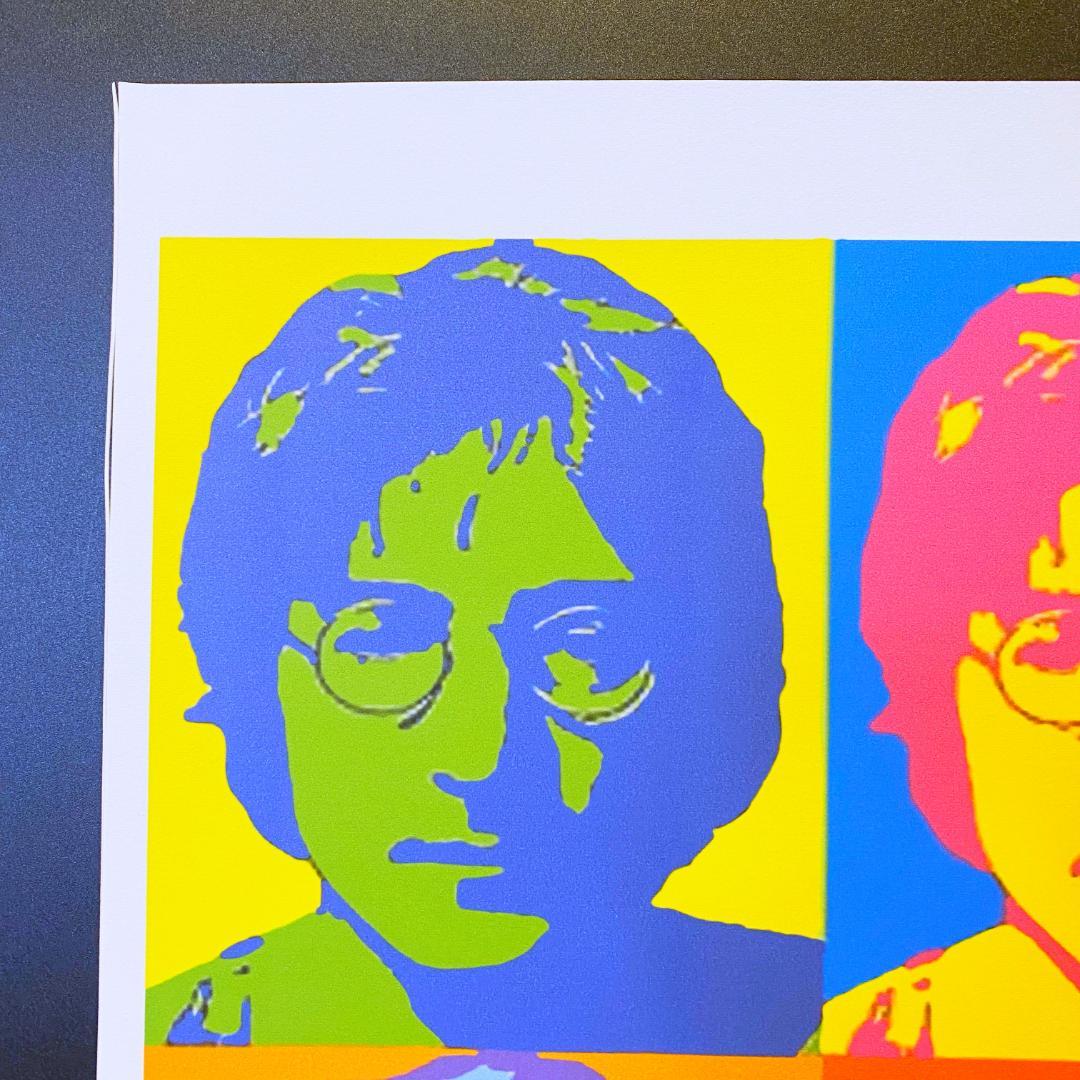 【模写】世界限定100枚!! アンディ・ウォーホル ジョン・レノン リトグラフ
