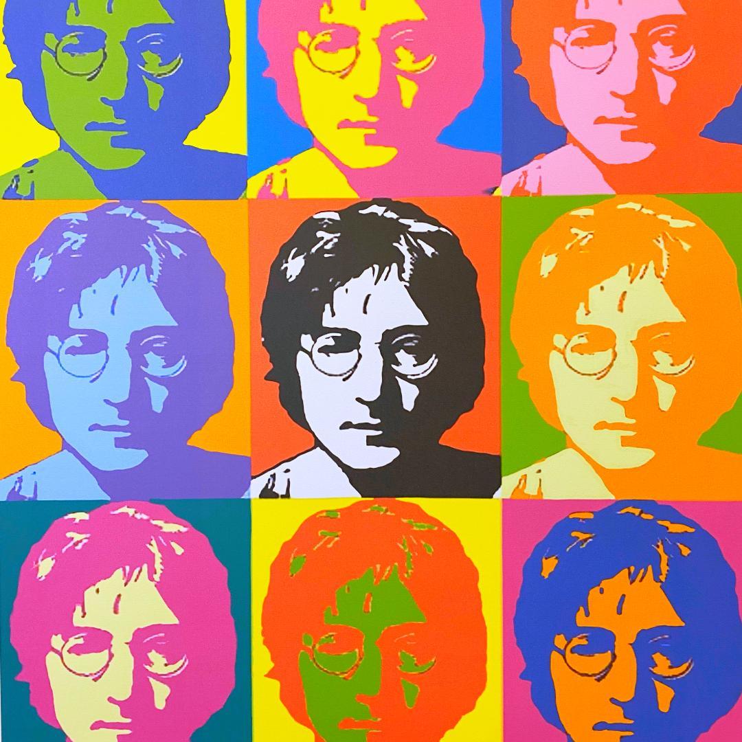 【模写】世界限定100枚!! アンディ・ウォーホル ジョン・レノン リトグラフ