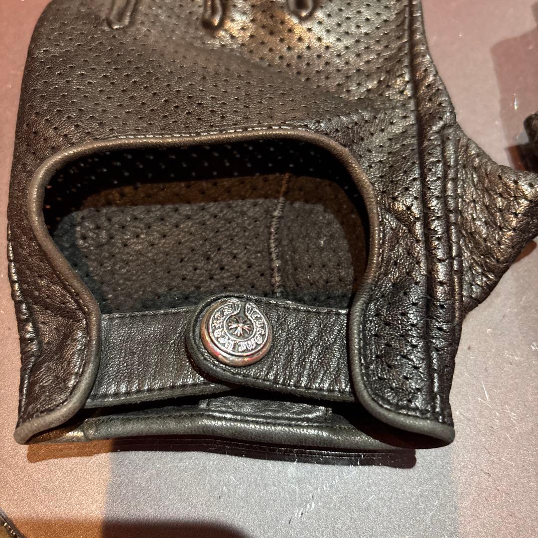 クロムハーツ レザー グローブ　サイズ9
