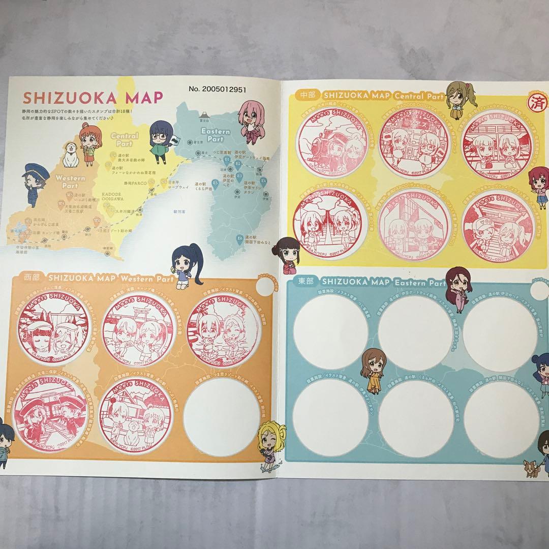 MeetsSHIZUOKA スタンプ　中部　ステッカー　缶バッジ  セット