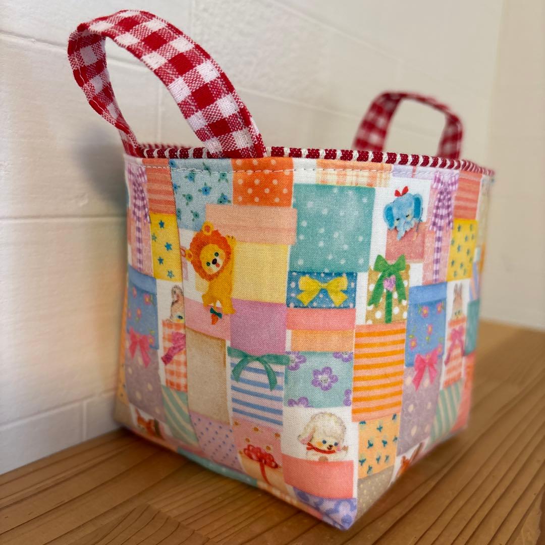 感謝価格　ユキエモン　小物入れ　人気　布バスケット　ハンドメイド