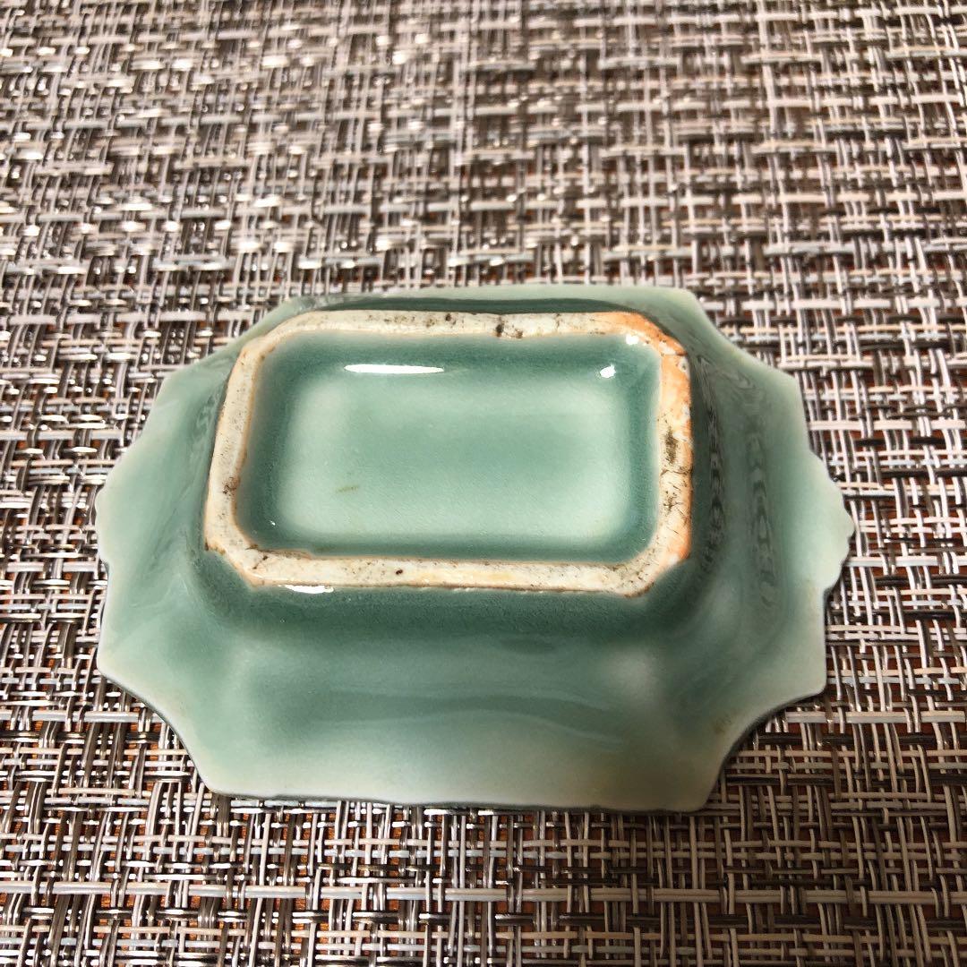 骨董 貴重品 古三田青磁豆皿　レア物
