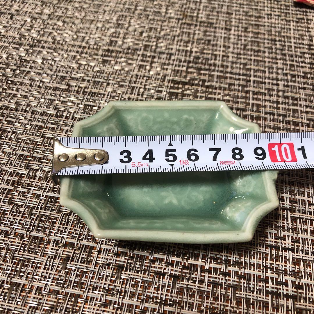 骨董 貴重品 古三田青磁豆皿　レア物