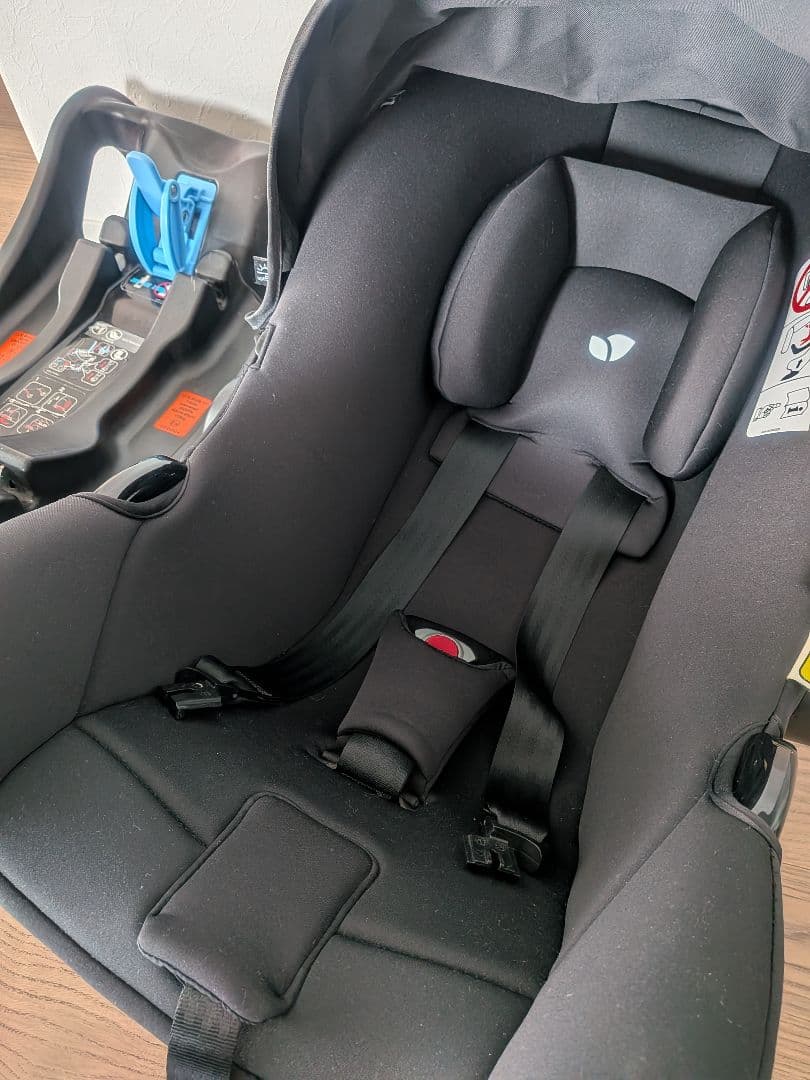 美品Joie ブラックベビーシート チャイルドシート ISOFIXセット