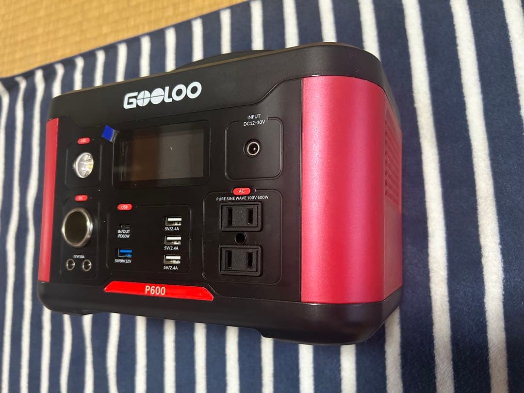 眞*ん様 GOLOO ポータブル電源 + ソーラーパネル