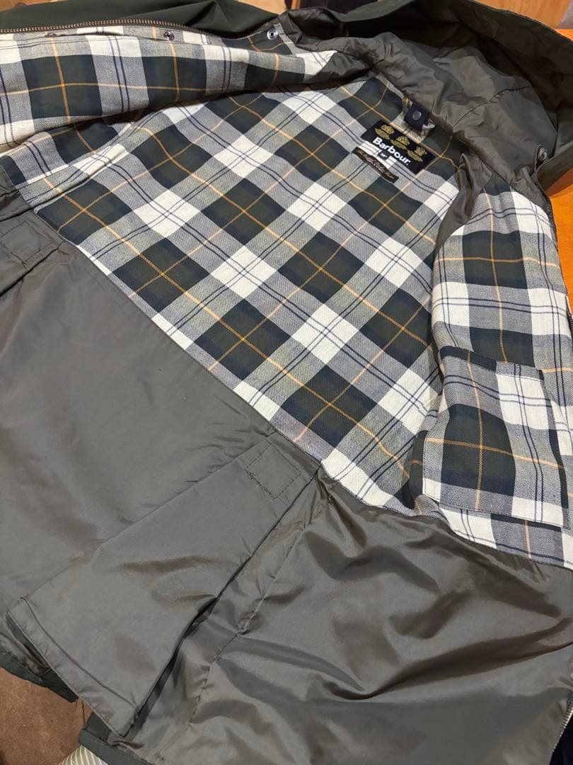 ほぼ未使用❤️Barbour フーデッドビデイルSL 2レイヤー ノンオイル38