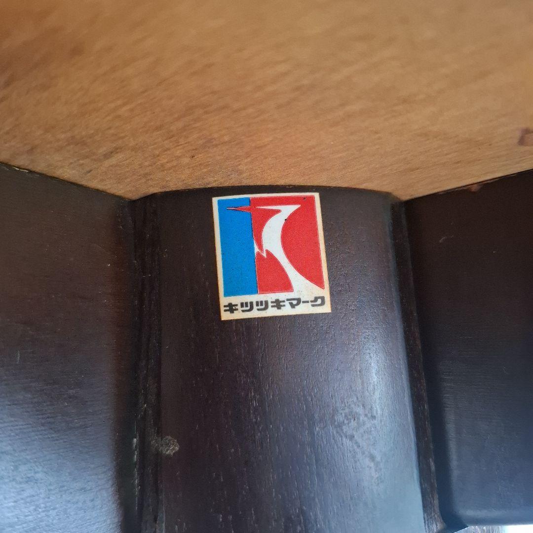 【状態良好】飛騨産業 円形 ダイニングテーブル キツツキマーク