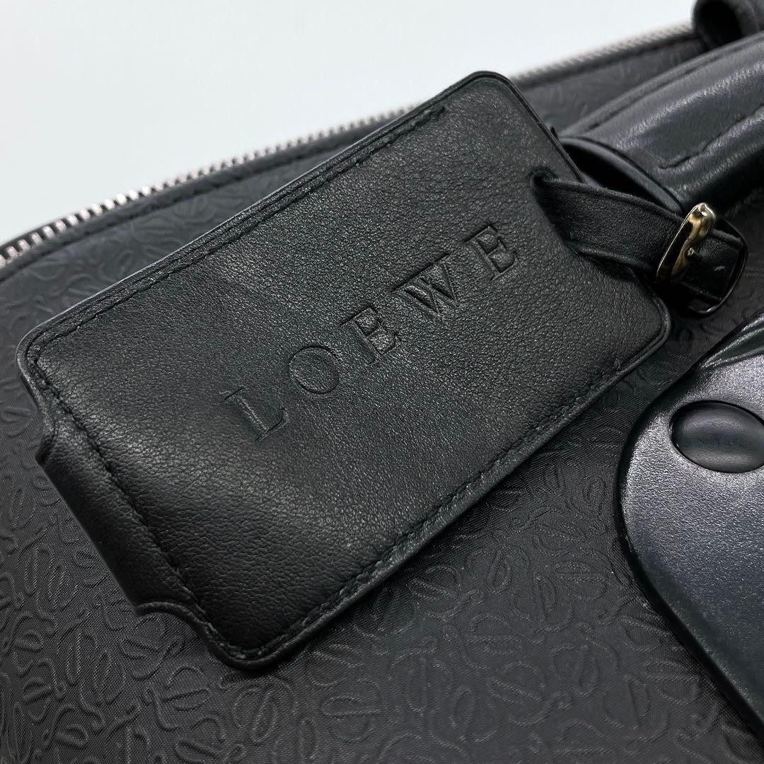 【LOEWE】キャリーケース　リピートアナグラム　PVC ブラック　2輪