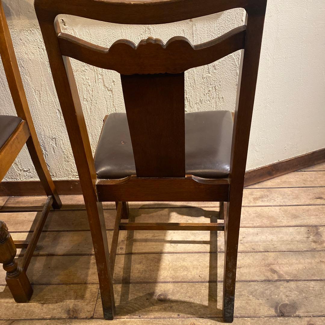 3r　アンティーク　ダイニングチェア　2脚