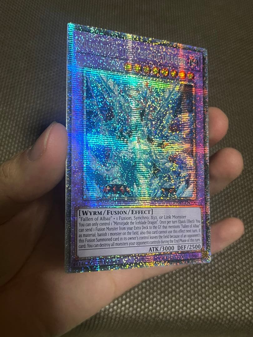 遊戯王　氷剣竜ミラジェイド　EU版(英語) スターライト　1st 1枚