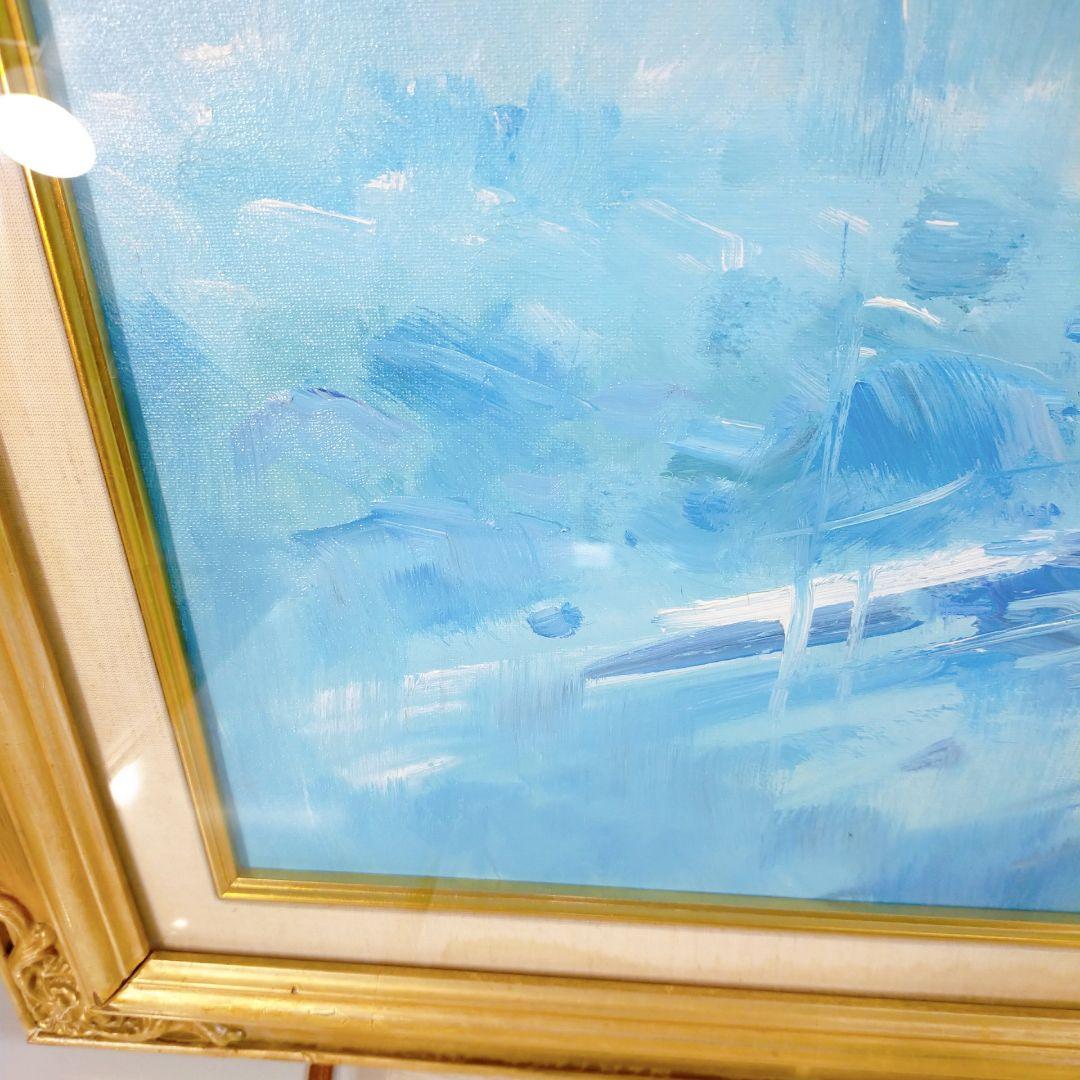 アルフレッド・カンデラ　油絵　スペイン画家　額装　インテリア