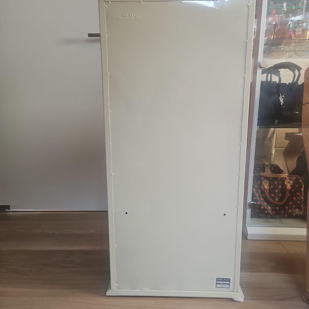 【美品】ダルトン ガラス キャビネット ディスプレイケース アイボリー 4棚