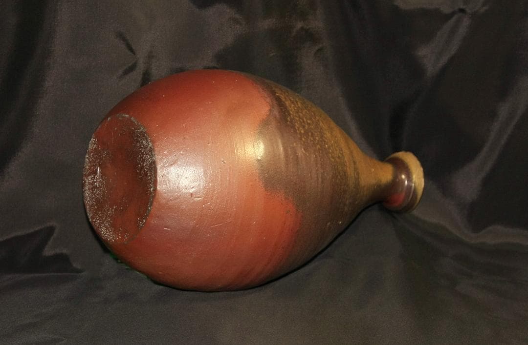 高さ26cm　浮田曙　備前大徳利花入　M65