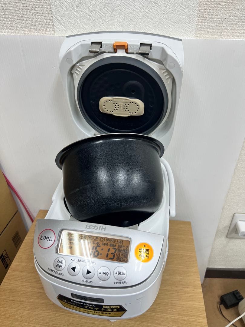 象印 圧力IH炊飯ジャー NP-BG10 1.0L（5.5合） 2017年製