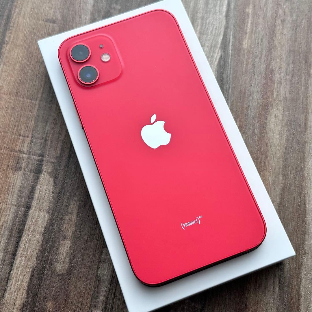 【良品◎】iPhone12 本体 RED 128GB SIMフリー
