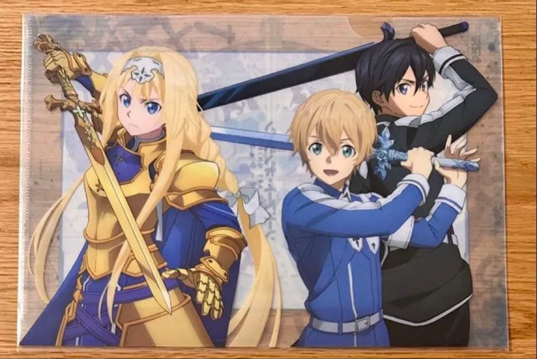 ソードアート・オンライン　クリアファイル まとめ売り　キリト アスナ ③