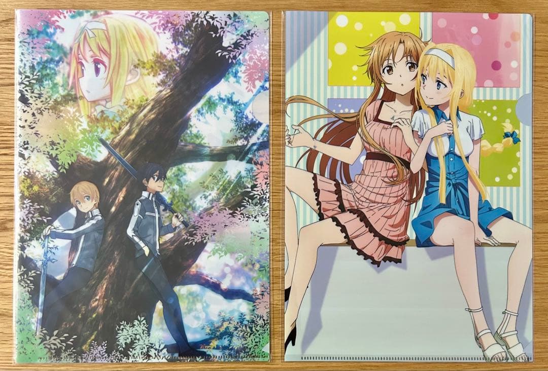ソードアート・オンライン　クリアファイル まとめ売り　キリト アスナ ③