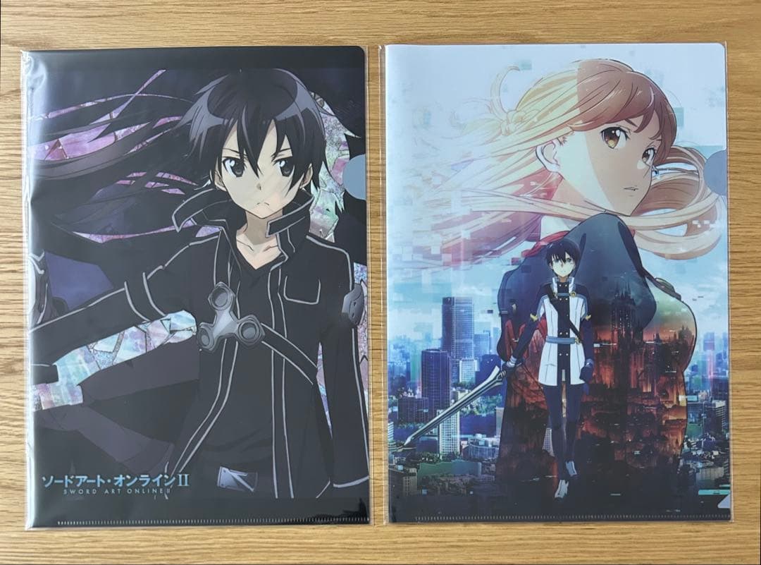 ソードアート・オンライン　クリアファイル まとめ売り　キリト アスナ ③