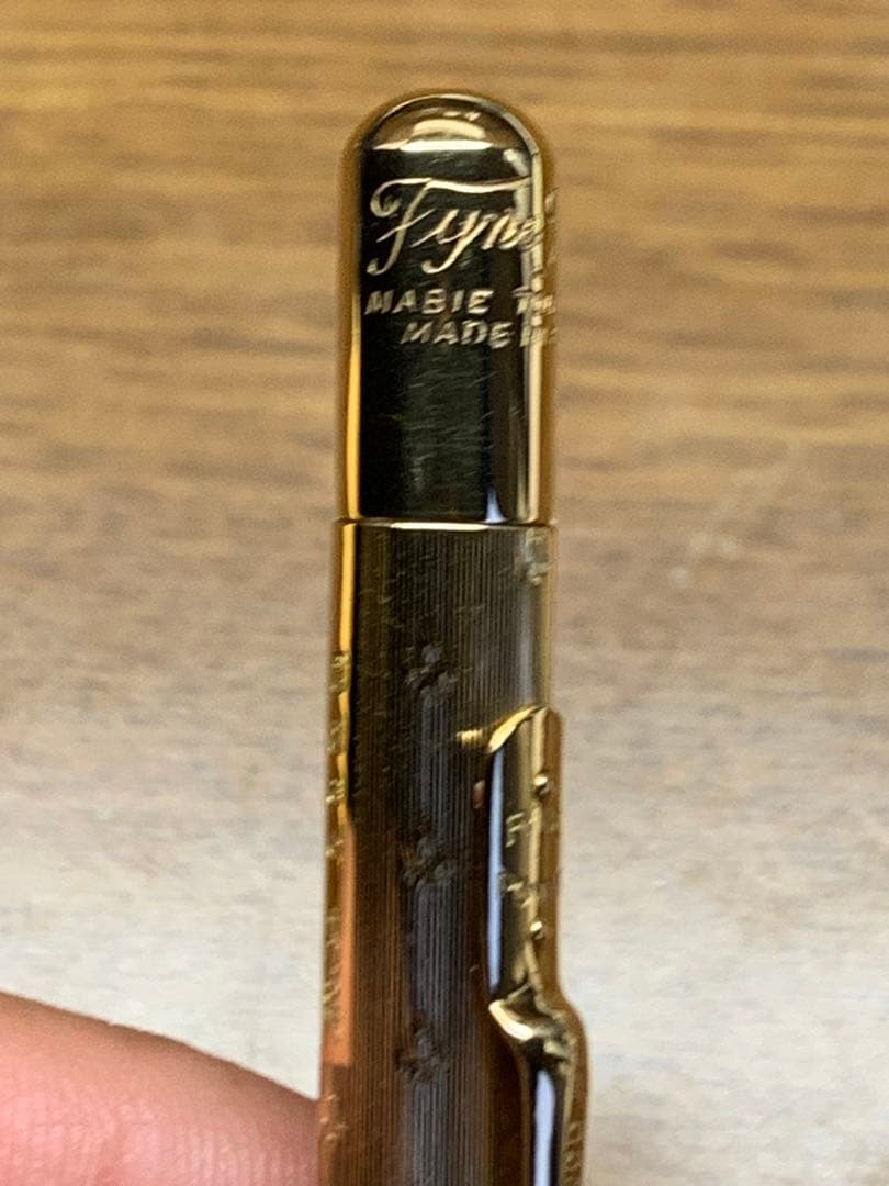 Fyne Poynt 18金製 英国製 ヴィンテージペン シャープペンシル