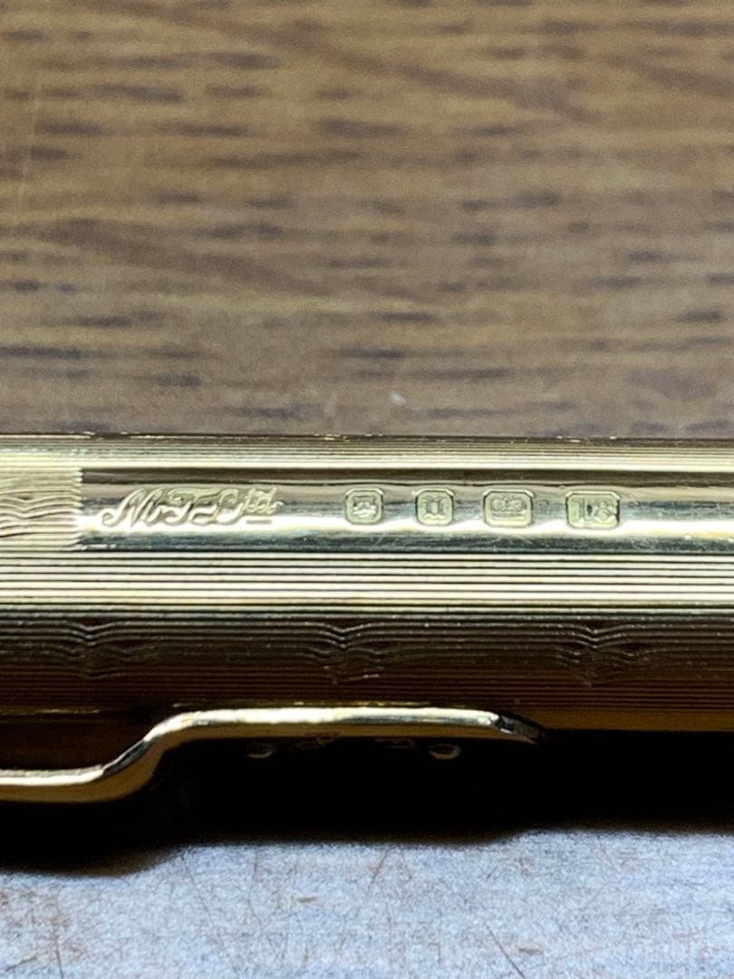Fyne Poynt 18金製 英国製 ヴィンテージペン シャープペンシル