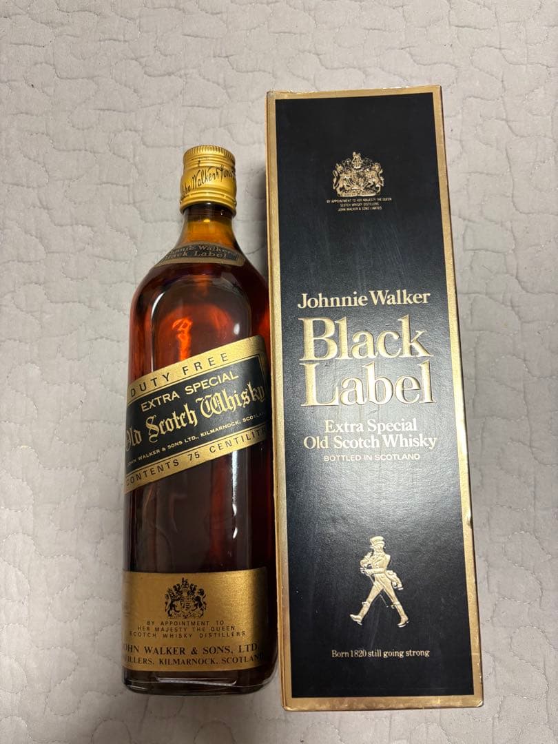 Johnnie Walker Black Label 75cl 古酒　2本セット