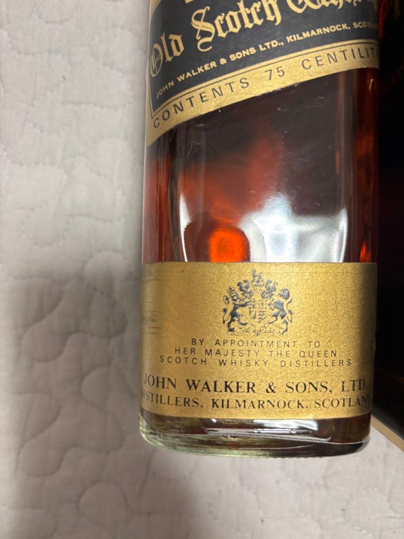 Johnnie Walker Black Label 75cl 古酒　2本セット