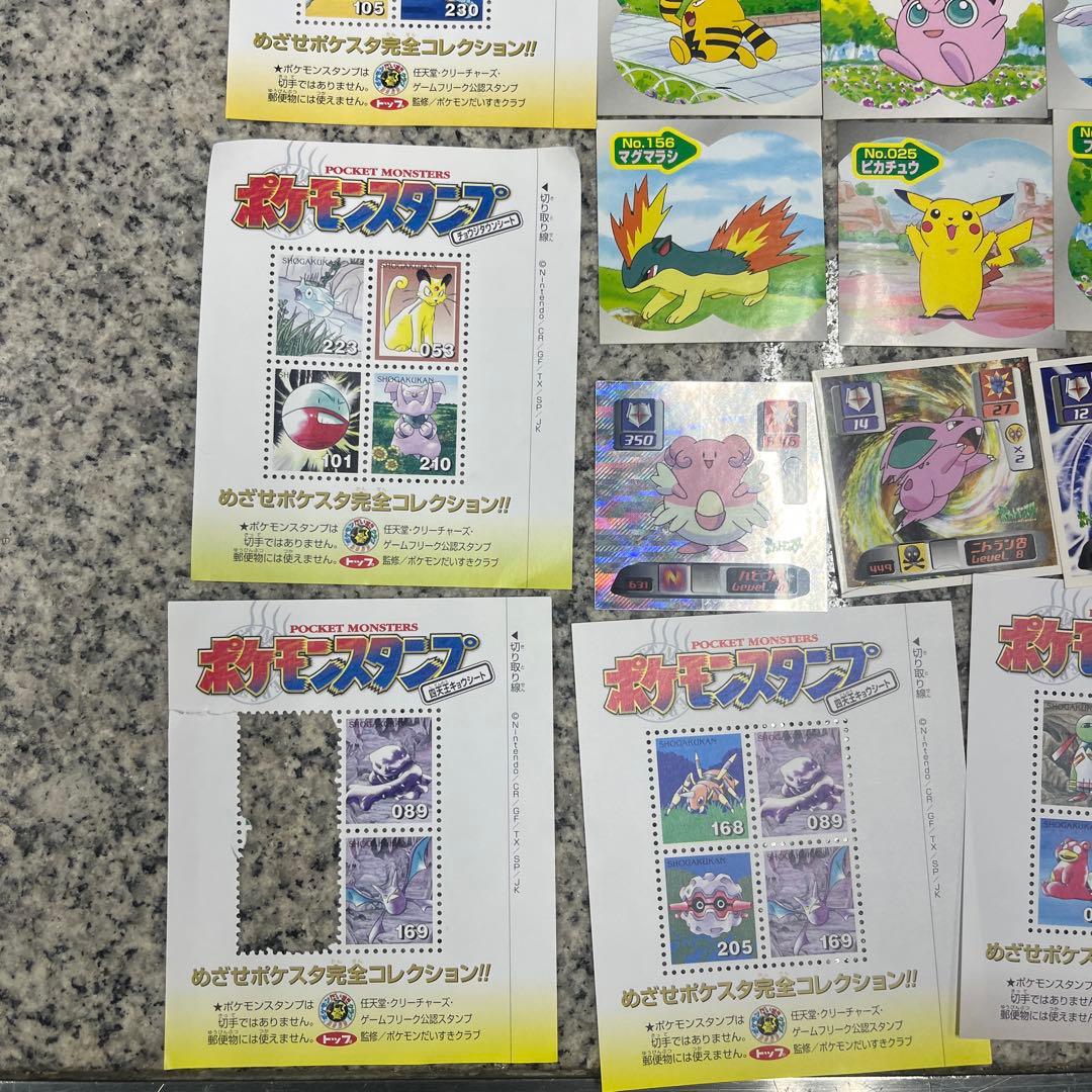 て*✨様 ポケモンシール ポケモンスタンプ 平成レトロ 希少 コレクション ポケ