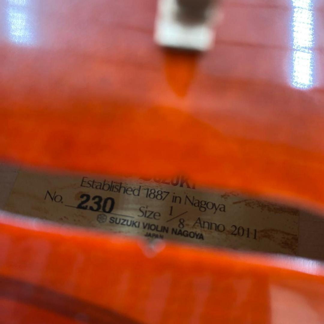【弦新品】SUZUKI No.230 バイオリン 1/8 2011年製 スズキ