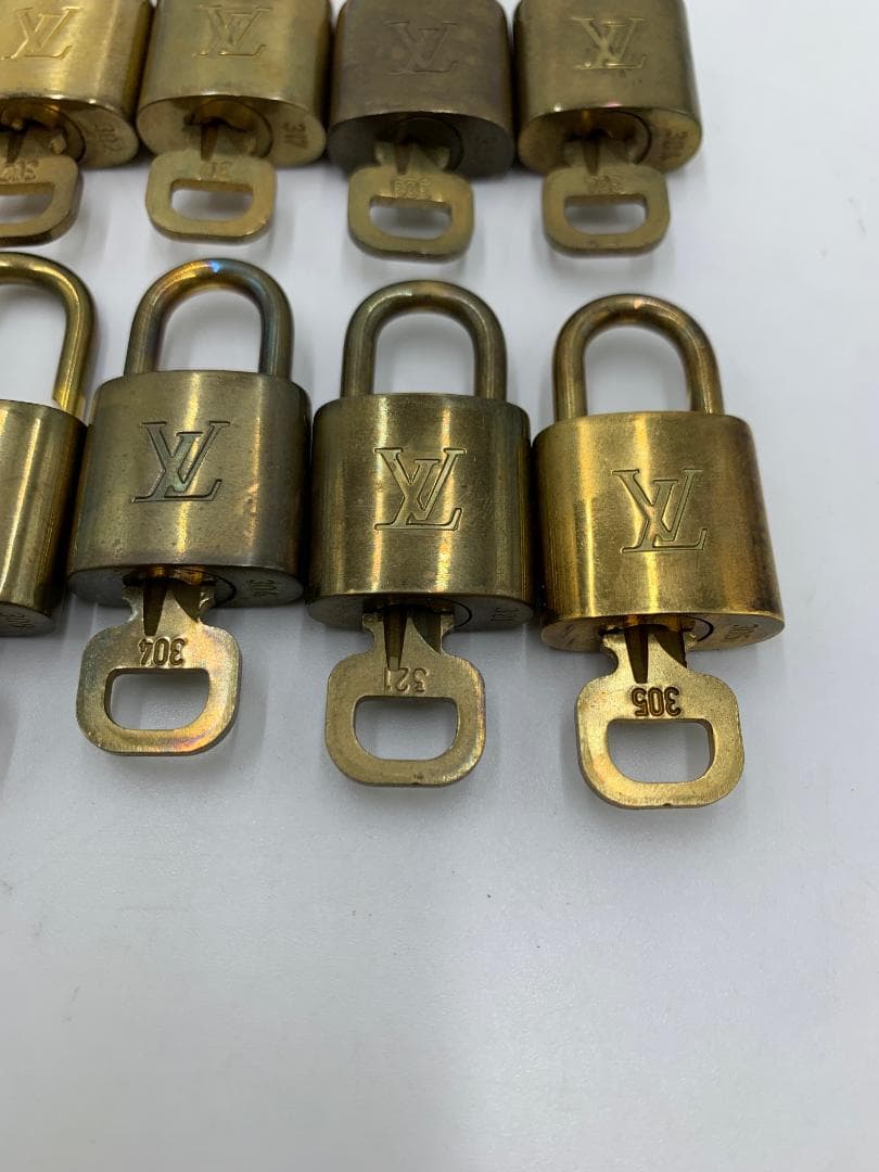 ルイヴィトン パドロック 鍵 南京錠 10個セット