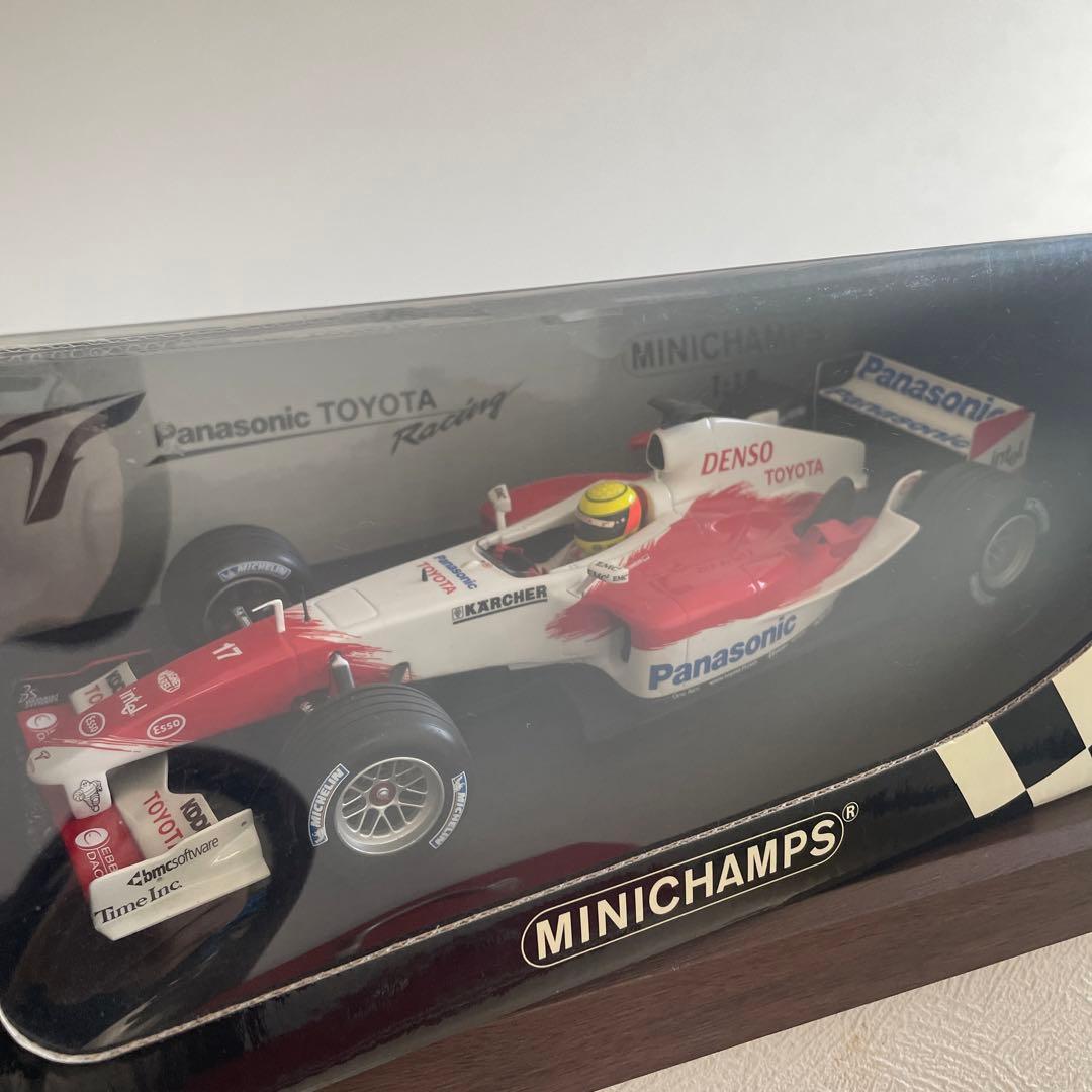 限定　未使用　ミニチャンプス　1/18 パナソニックトヨタレーシング　2005