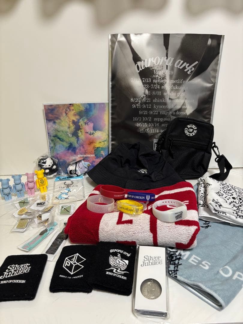 bump of chicken グッズセット　バケハ　バッグ　ベアブリックなど